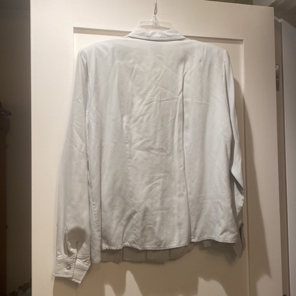 The Work Connection 100% silk blouse Size L - Picture 6 of 7